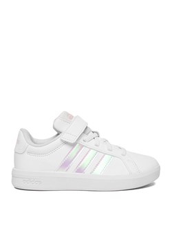 Sneakersy adidas C-GRAND COURT 3.0 EL C JQ1988 Biały ze sklepu eobuwie.pl w kategorii Buty sportowe dziecięce - zdjęcie 188275617