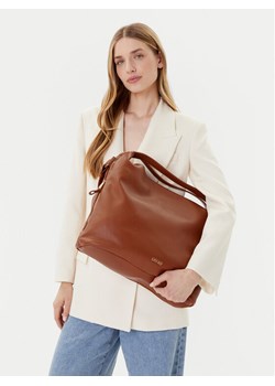 Torebka Liu Jo Esc L Hobo AF5057 E0058 Brązowy ze sklepu eobuwie.pl w kategorii Torby Shopper bag - zdjęcie 188275627