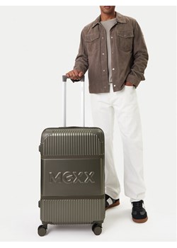 MEXX Walizka średnia CEO-MEXX-037-M-SILVER Srebrny ze sklepu MODIVO w kategorii Walizki - zdjęcie 188277405