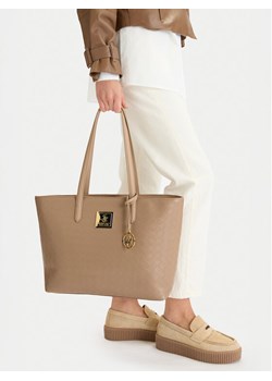 Beverly Hills Polo Club Torebka CEO-BHPC-L-008-09 Beżowy ze sklepu MODIVO w kategorii Torby Shopper bag - zdjęcie 188277456