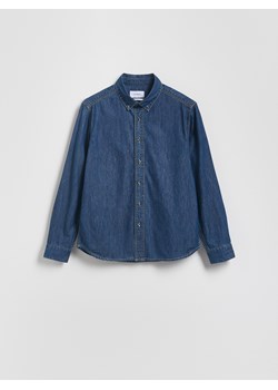Reserved - Jeansowa koszula regular fit - granatowy ze sklepu Reserved w kategorii Koszule męskie - zdjęcie 188279827