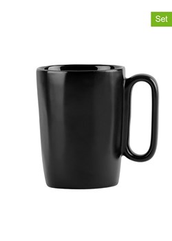 Vialli Design Kubki (2 szt.) "Fuori" w kolorze czarnym - 250 ml ze sklepu Limango Polska w kategorii Dzbanki i zaparzacze - zdjęcie 188280155