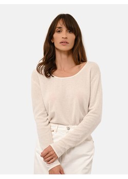 Just Cashmere Kaszmirowy sweter "Fiona" w kolorze kremowym ze sklepu Limango Polska w kategorii Swetry damskie - zdjęcie 188280216