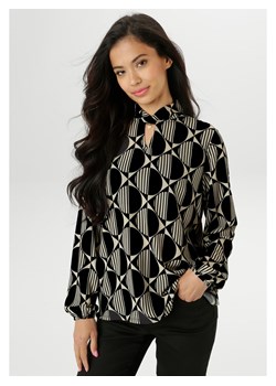 Aniston Bluzka w kolorze czarno-kremowym ze sklepu Limango Polska w kategorii Bluzki damskie - zdjęcie 188280747