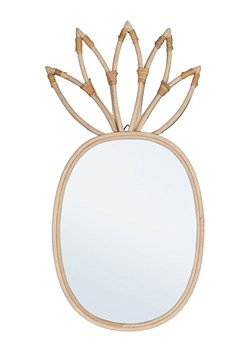 Bizzotto Lustro ścienne "Mozambico" w kolorze beżowym - 26 x 54 cm ze sklepu Limango Polska w kategorii Lustra - zdjęcie 188281158