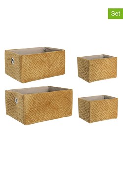 Bizzotto Pojemniki (4 szt.) "Averill" w kolorze żółtym ze sklepu Limango Polska w kategorii Pojemniki kuchenne - zdjęcie 188281216