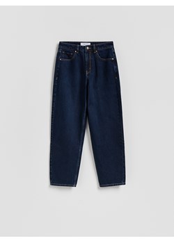 Reserved - Jeansy mom fit - granatowy ze sklepu Reserved w kategorii Jeansy damskie - zdjęcie 188281705