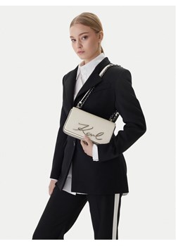 Torebka KARL LAGERFELD B1W30046 Biały ze sklepu eobuwie.pl w kategorii Listonoszki - zdjęcie 188282135