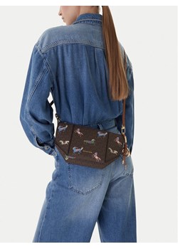 Torebka MICHAEL Michael Kors 32R6G9JC1U Brązowy ze sklepu eobuwie.pl w kategorii Listonoszki - zdjęcie 188282136