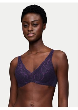 Triumph Biustonosz z fiszbiną Illusion 10219710 Niebieski ze sklepu MODIVO w kategorii Biustonosze - zdjęcie 188282259