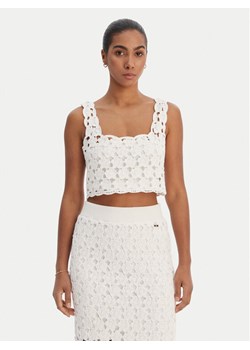 Fracomina Top FR26ST4017K488R6 Écru Regular Fit ze sklepu MODIVO w kategorii Bluzki damskie - zdjęcie 188282267