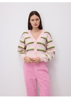Reserved - Kardigan w paski - wielobarwny ze sklepu Reserved w kategorii Swetry damskie - zdjęcie 188282798