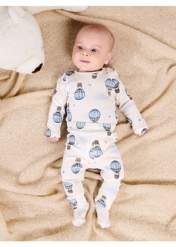 Sinsay - Bawełniany komplet: body i legginsy - kremowy ze sklepu Sinsay w kategorii Komplety niemowlęce - zdjęcie 188283197