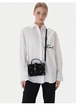 Torebka KARL LAGERFELD B1W30103 Czarny ze sklepu eobuwie.pl w kategorii Listonoszki - zdjęcie 188283239