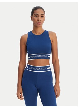 Emporio Armani Underwear Top EW002960 AF19023 UB078 Granatowy Slim Fit ze sklepu MODIVO w kategorii Bluzki damskie - zdjęcie 188283567