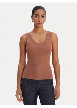 Fracomina Top FR26ST4005K524R9 Brązowy Slim Fit ze sklepu MODIVO w kategorii Bluzki damskie - zdjęcie 188283587