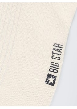 Stopki męskie w prążek białe Arnold 100 ze sklepu Big Star w kategorii Skarpetki męskie - zdjęcie 188284088