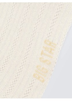 Stopki damskie ażurowe białe Holiana 100 ze sklepu Big Star w kategorii Skarpetki damskie - zdjęcie 188284096