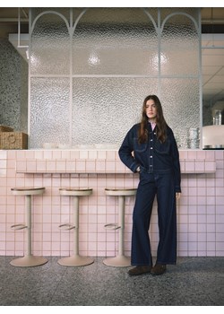 Reserved - Skórzane sneakersy - brązowy ze sklepu Reserved w kategorii Półbuty damskie - zdjęcie 188284307