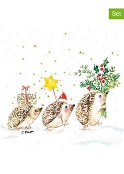 ppd Serwetki (40 szt.) "Christmas Hedgehogs" ze wzorem ze sklepu Limango Polska w kategorii Akcesoria kuchenne - zdjęcie 188284929