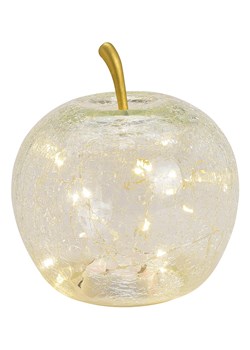 G. Wurm Dekoracja LED "Apple" w kolorze białym - wys. 17 x Ø 16 cm ze sklepu Limango Polska w kategorii Oświetlenie - zdjęcie 188285046