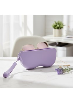 Sylikonowe etui na okulary z poręcznym uchwytem ET-139C fioletowe ze sklepu Stylion w kategorii Etui - zdjęcie 188285595