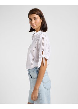 DAMSKA KOSZULA LEE CAMP TIE SLEEVE BUTTON UP BRIGHT WHITE 112364115 ze sklepu YouNeedit.pl w kategorii Koszule damskie - zdjęcie 188285868