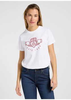 DAMSKA KOSZULKA LEE SMALL GRAPHIC TEE 1 BRIGHT WHITE 112371875 ze sklepu YouNeedit.pl w kategorii Bluzki damskie - zdjęcie 188286178