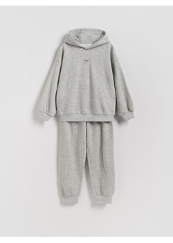 Reserved - Bawełniany komplet - jasnoszary ze sklepu Reserved w kategorii Bluzy chłopięce - zdjęcie 188286555