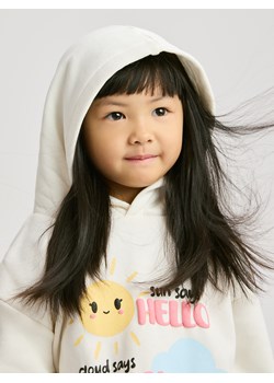 Reserved - Bluza z nadrukiem - złamana biel ze sklepu Reserved w kategorii Bluzy dziewczęce - zdjęcie 188286629