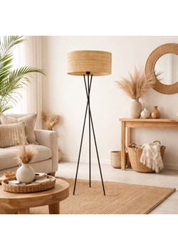 Czarna lampa stojąca trójnóg w stylu boho PARYŻ BOHO ze sklepu Lysne w kategorii Lampy podłogowe - zdjęcie 188286718