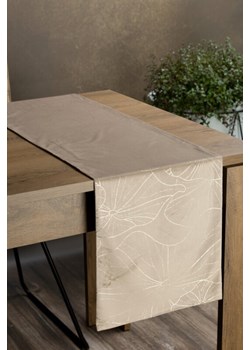 OBRUS BLINK 18 35 X 140 CM BEŻOWY ze sklepu lenaodniemowlakadoszkolniaka.pl w kategorii Obrusy i bieżniki - zdjęcie 188286769