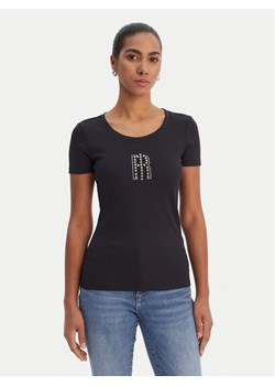 Fracomina T-Shirt FP26ST3001J42701 Czarny Slim Fit ze sklepu MODIVO w kategorii Bluzki damskie - zdjęcie 188287148