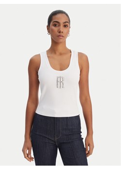 Fracomina Top FP26ST2003J42701 Biały Slim Fit ze sklepu MODIVO w kategorii Bluzki damskie - zdjęcie 188287149