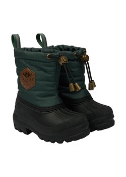 mikk-line Botki zimowe w kolorze ciemnozielonym ze sklepu Limango Polska w kategorii Buty zimowe dziecięce - zdjęcie 188287637