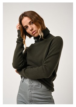 AUTHENTIC CASHMERE Kaszmirowy golf "Linda" w kolorze zielonym ze sklepu Limango Polska w kategorii Swetry damskie - zdjęcie 188287659