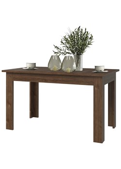 Stół z rozkładanym blatem brązowy dąb - Samar 11X ze sklepu Edinos.pl w kategorii Stoły - zdjęcie 188288036