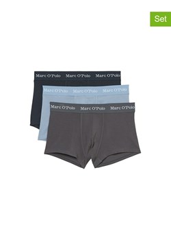 Marc O´Polo Bokserki (3 pary) w kolorze szaro-błękitno-granatowym ze sklepu Limango Polska w kategorii Majtki męskie - zdjęcie 188289268