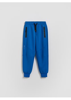 Reserved - Dzianinowe joggery - niebieski ze sklepu Reserved w kategorii Spodnie chłopięce - zdjęcie 188289389