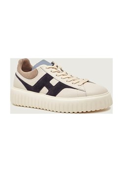 Hogan Skórzane sneakersy H-STRIPES | zamsz ze sklepu Gomez Fashion Store w kategorii Buty sportowe męskie - zdjęcie 188289607