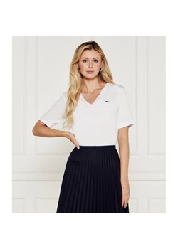Lacoste T-shirt | Regular Fit ze sklepu Gomez Fashion Store w kategorii Bluzki damskie - zdjęcie 188289835