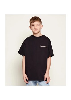Karl Lagerfeld Kids T-shirt | Regular Fit ze sklepu Gomez Fashion Store w kategorii T-shirty chłopięce - zdjęcie 188290907