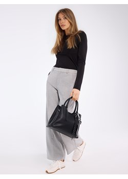 Mohito - Czarny longsleeve basic - czarny ze sklepu Mohito w kategorii Bluzki damskie - zdjęcie 188291268