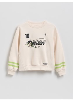 Reserved - Bluza Atomówki - kremowy ze sklepu Reserved w kategorii Bluzy dziewczęce - zdjęcie 188291399