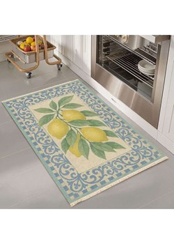 Conceptum Hypnose Dywan bawełniany "276" w kolorze beżowo-żółto-błękitnym ze sklepu Limango Polska w kategorii Dywany - zdjęcie 188291706