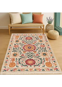 Conceptum Hypnose Dywan bawełniany "314" w kolorze beżowym ze wzorem ze sklepu Limango Polska w kategorii Dywany - zdjęcie 188291718