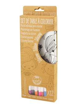 Ulysse Silikonowa mata "Mermaids" do malowania - 3+ ze sklepu Limango Polska w kategorii Zabawki - zdjęcie 188292947