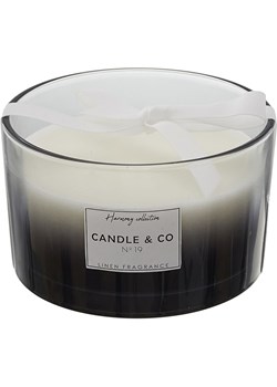 THE HOME DECO FACTORY Świeca zapachowa "Harmony - Linen" - 280 g ze sklepu Limango Polska w kategorii Świece i dyfuzory - zdjęcie 188293568