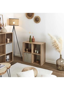 THE HOME DECO FACTORY Regał stojący w kolorze jasnobrązowym - 69,6 x 66 x 32 cm ze sklepu Limango Polska w kategorii Regały i witryny - zdjęcie 188293777