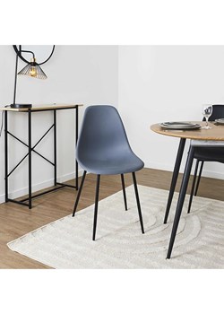 Rétro Chic Krzesło "Gustav" w kolorze szarym - 50,7 x 84,8 x 45,5 cm ze sklepu Limango Polska w kategorii Meble - zdjęcie 188293995